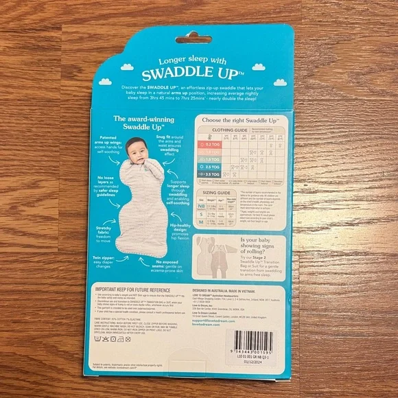 Love to Dream Swaddle Up in Gray - Picture 4 of 4